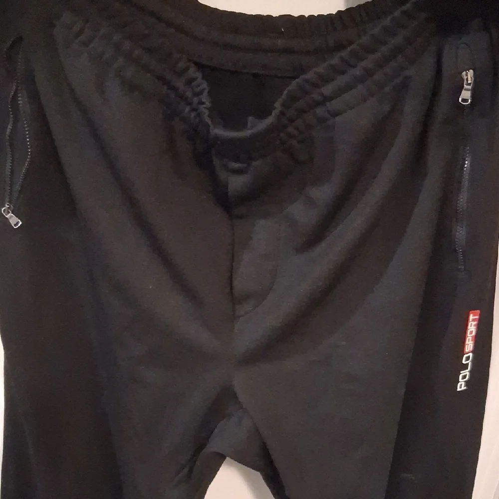 Polo Sport Ralph Lauren Black With White Strip Track Suit - Picture 5 of 10